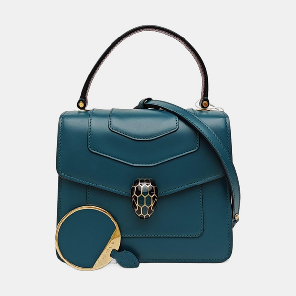 SERPENTI FOREVER Small Calfskin Green