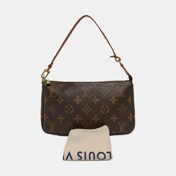 ACCESSOIRES Monogram Coated Canvas Brown
