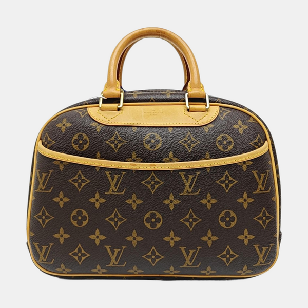 DEAUVILLE Monogram Coated Canvas Brown