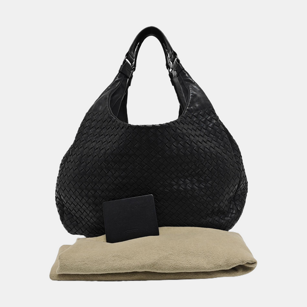 Calfskin Shoulder Bag Black