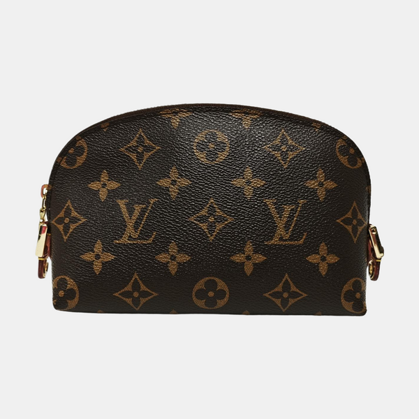 COSMETIC PM Monogram Coated Canvas Brown