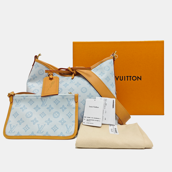 CARRYALL PM Monogram Coated Canvas Blue
