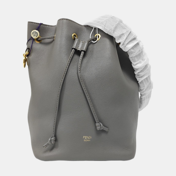 Mon Tresor Small Calfskin Gray