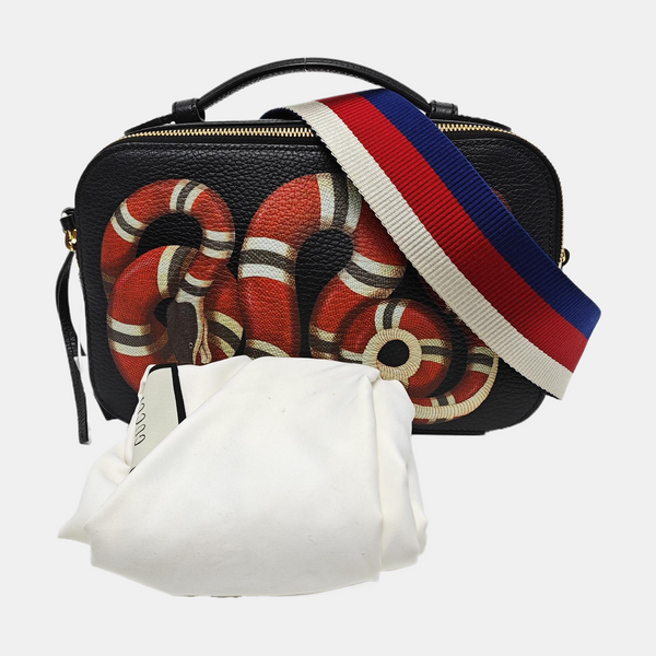 Calfskin Shoulder Bag Black