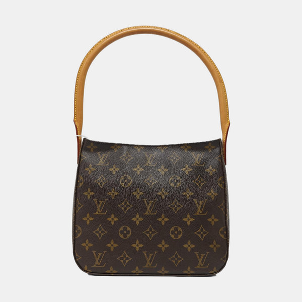 LOOPING MM Monogram Coated Canvas Brown