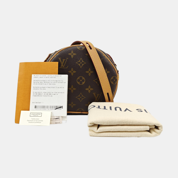 BOITE CHAPEAU PM Monogram Coated Canvas Brown