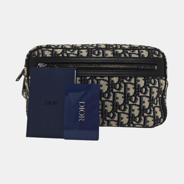 Oblique Canvas Belt Bag Multicolor