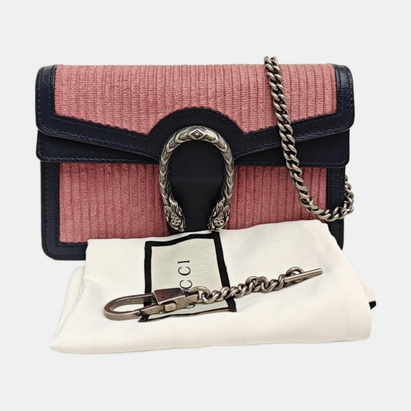 Dionysus Super Mini Velvet Pink