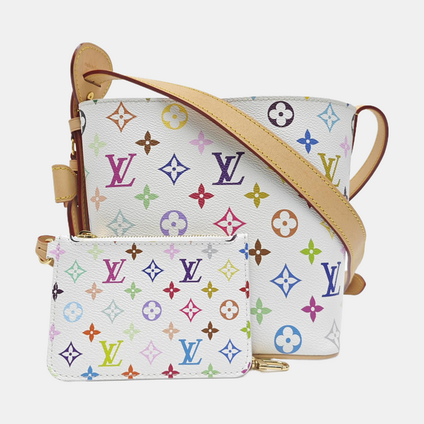 LV × TM ALL IN BB Monogram Coated Canvas White