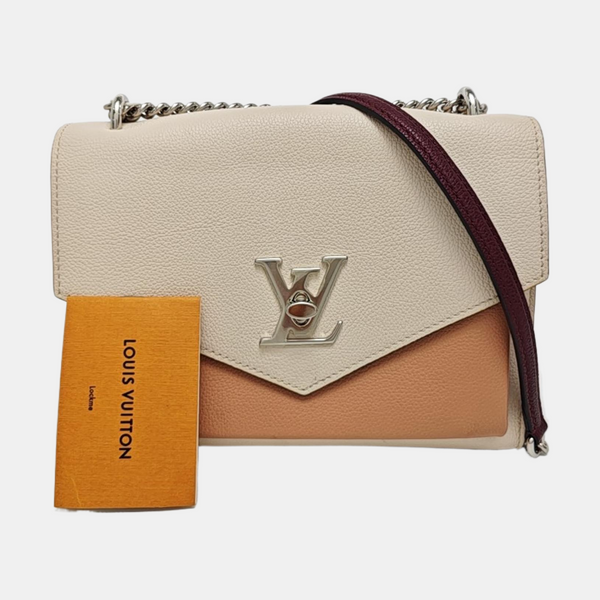 LOCKME BB Calfskin Beige