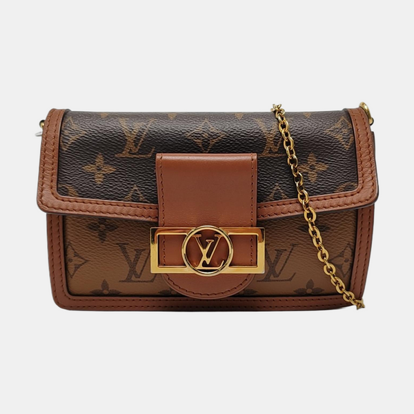 DAUPHINE WOC Monogram Coated Canvas Brown