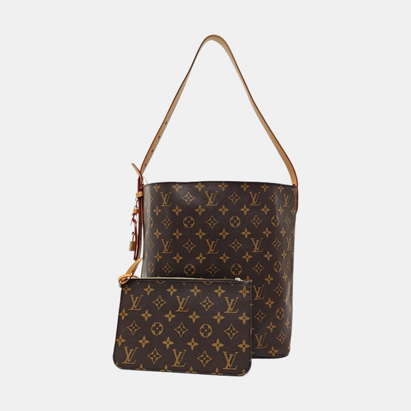 ALL IN GM Monogram Coated Canvas Brown