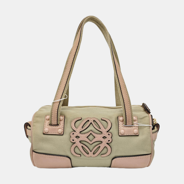 Canvas Shoulder Bag Beige