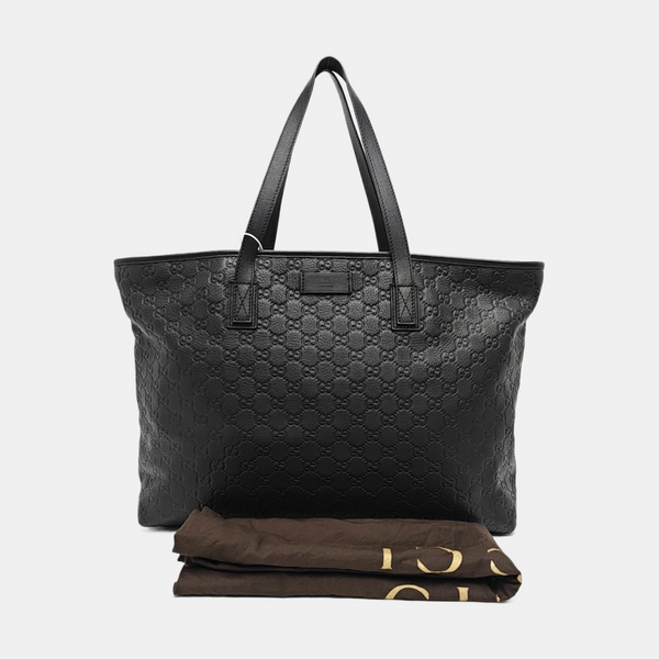 GG Imprime Monogram Calfskin Black