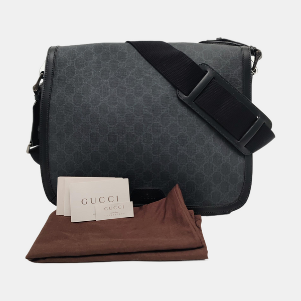 Monogram Coated Canvas Black