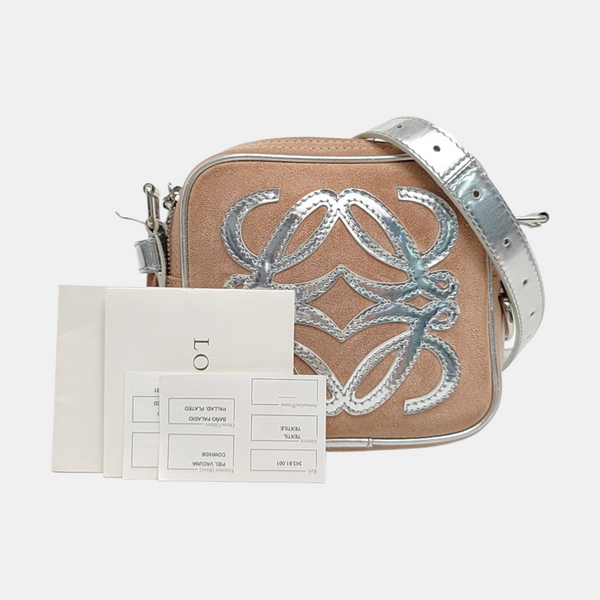 Suede Shoulder Bag Pink