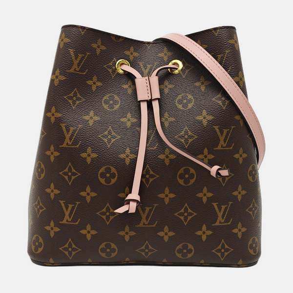 NÉONOÉ MM Monogram Coated Canvas Brown