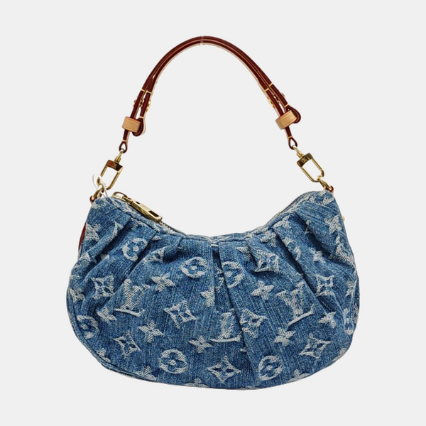 Pochette Valley Monogram Denim Blue