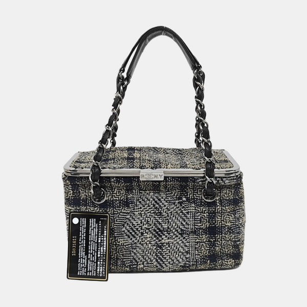 Fabric Top Handle Bag Multicolor