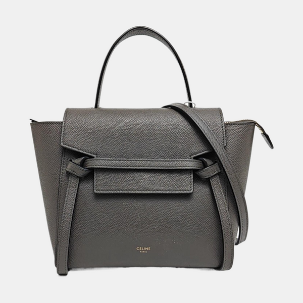 BELT Nano Calfskin Gray