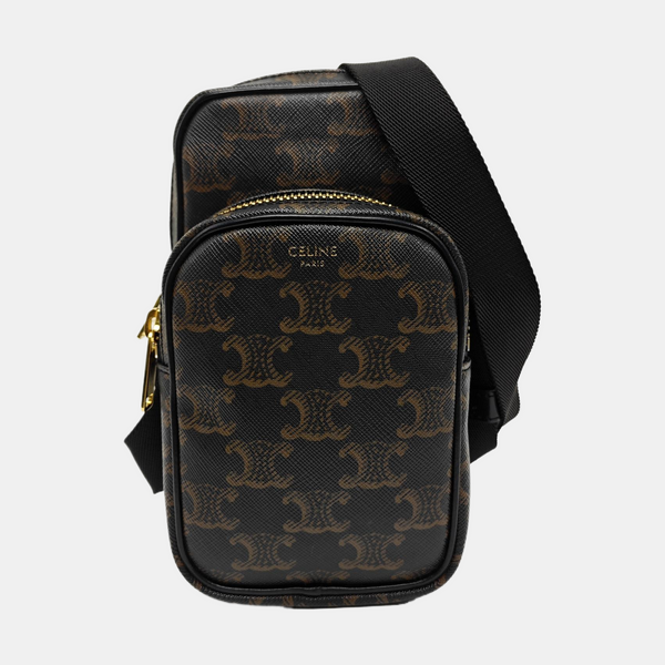 TRIOMPHE CANVAS Mini Coated Canvas Black