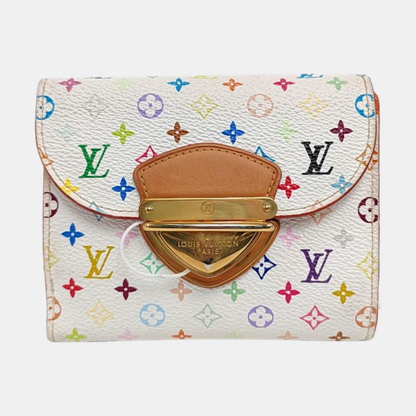 LV × TM KOALA Monogram Coated Canvas White Wallet