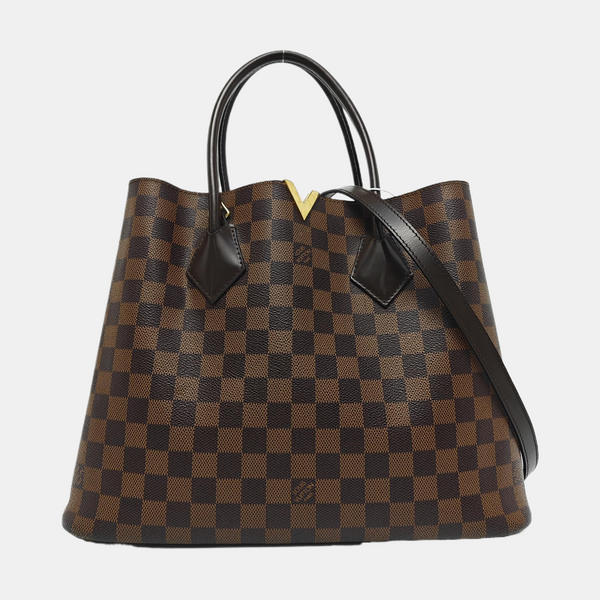 KENSINGTON BOWLING Damier Ebene Coated Canvas Brown