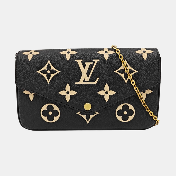 FÉLICIE Monogram Calfskin Black