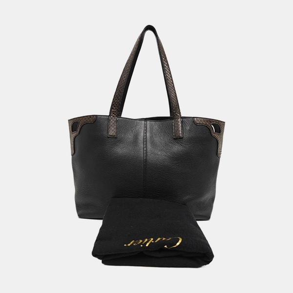 Calfskin Tote Bag Black