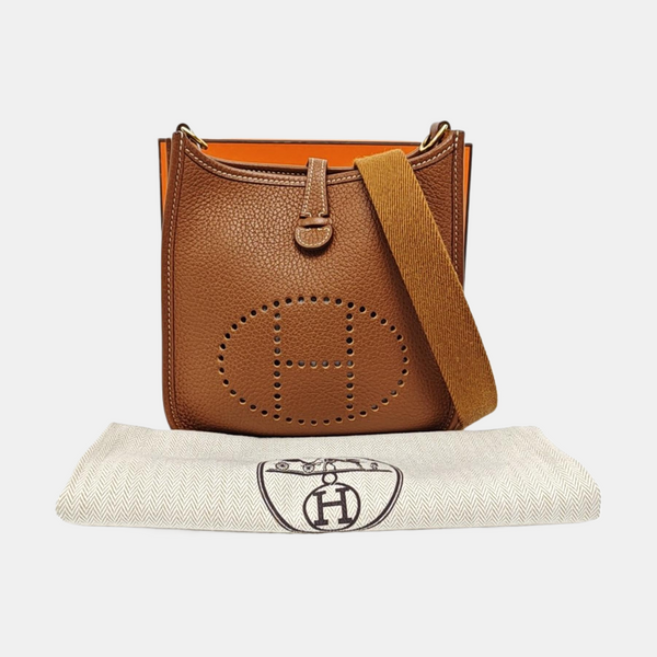 Authenticated pre-owned Evelyne TPM Clemence Brown - Shoulder Bag at Looply