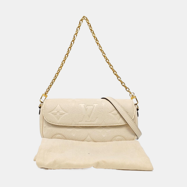 IVY Monogram Calfskin White