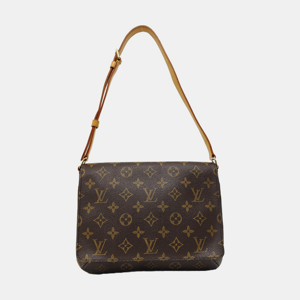 MUSETTE TANGO Monogram Coated Canvas Brown