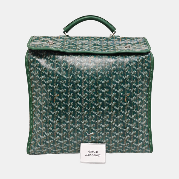 Saint Léger Coated Canvas Green