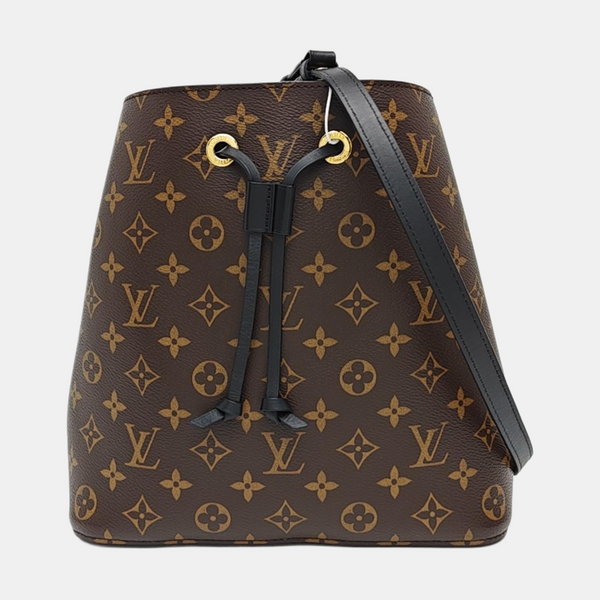 NÉONOÉ MM Monogram Coated Canvas Brown