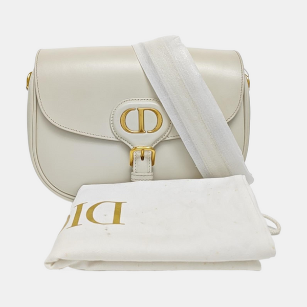Bobby Medium Calfskin White
