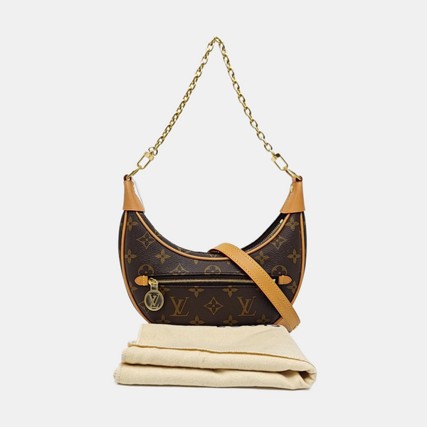 LOOP Monogram Coated Canvas Brown