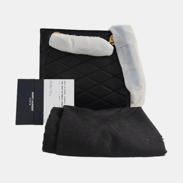 LE MAILLON Quilted Lambskin Black
