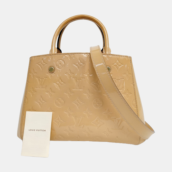 MONTAIGNE BB Monogram Patent Leather Yellow