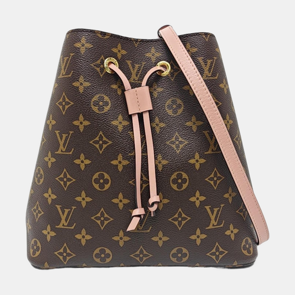 NÉONOÉ MM Monogram Coated Canvas Brown