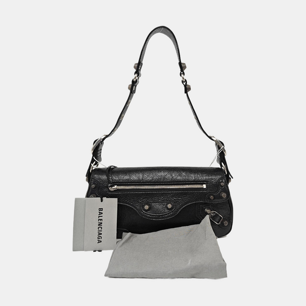 Lambskin Shoulder Bag Small Black