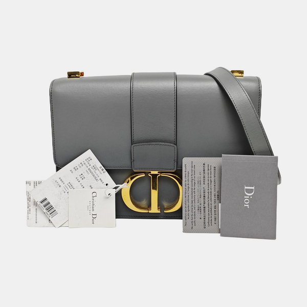 30 Montaigne Calfskin Gray