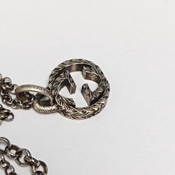Interlocking G 925 Sterling Silver Necklace