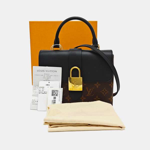 LOCKY BB Monogram Coated Canvas Brown
