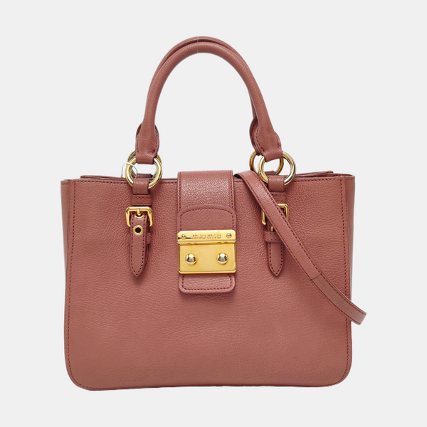 Calfskin Tote Bag Beige