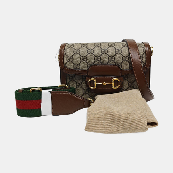 Horsebit 1955 Mini Coated Canvas Beige