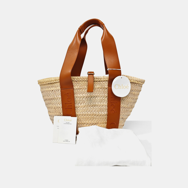 Basket Straw Beige