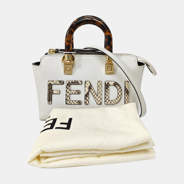 Calfskin Shoulder Bag Mini White
