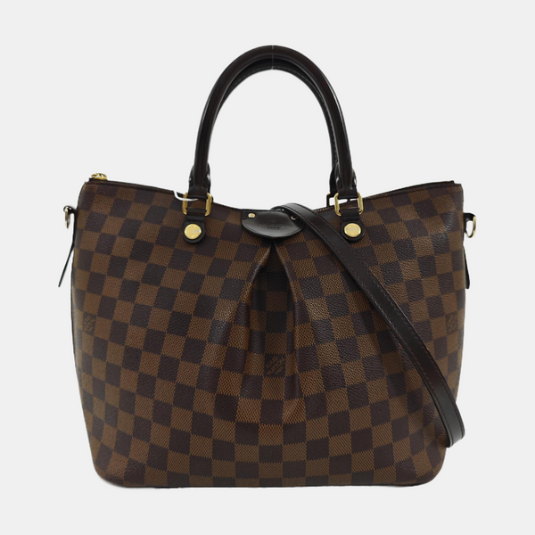 PALERMO PM Damier Ebene Coated Canvas Brown