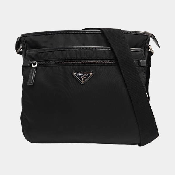 Nylon Crossbody Bag Nylon Black
