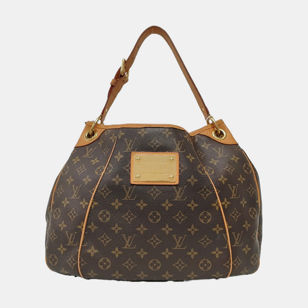GALLIERA PM Monogram Coated Canvas Brown